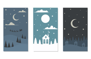winter minimalist posters