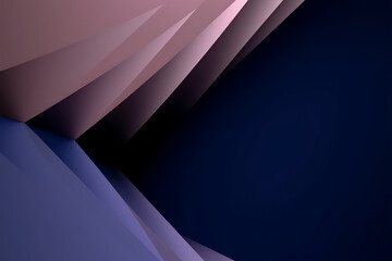 Abstract geometric background with intersecting planes in shades of pink and navy blue graphic design