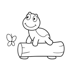 funny turtle cartoon