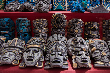Mayan stone mask crafts 2