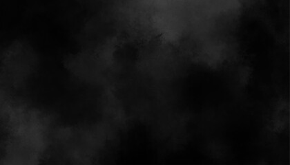 Fototapeta premium Black Watercolor Abstract Texture Background