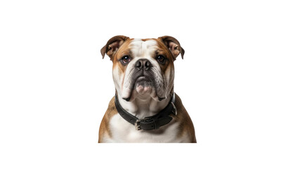 Obraz premium Bulldog isolated on Transparent Background