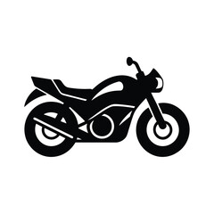 Fototapeta premium Motorbike Side View Icon