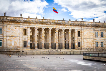 plaza bolivar, bogota, la candelaria, colombia, south america, latin america © Andrea Aigner