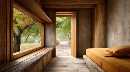 Bedroom interior bed room window furniture space home light dwelling bedroom interior displays bed bathed in light from nearby window creating relaxing atmosphere