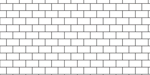 Obraz premium Urban abstract pavement floor and wall white structure brick wall row wallpaper texture design.