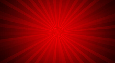 Vibrant red radial burst pattern