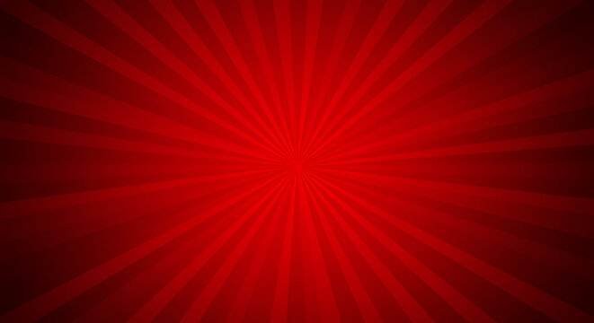 Vibrant red radial burst pattern