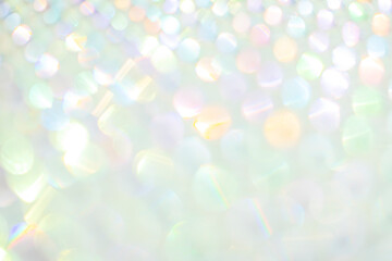 줄지어 있는 빛나는 연속 보케