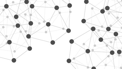 Abstract technology dot and line connection digital hi tech design concept background. Space for text. Vector illustration © Rayhan