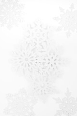 눈결정 모양 패턴과 카피공간