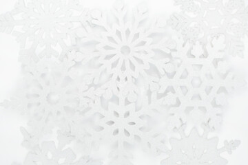 눈결정 모양 패턴과 카피공간