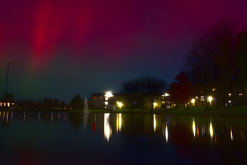 Northern Lights in Des Moines, Iowa