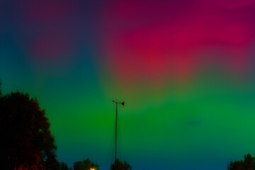 Northern Lights in Des Moines, Iowa