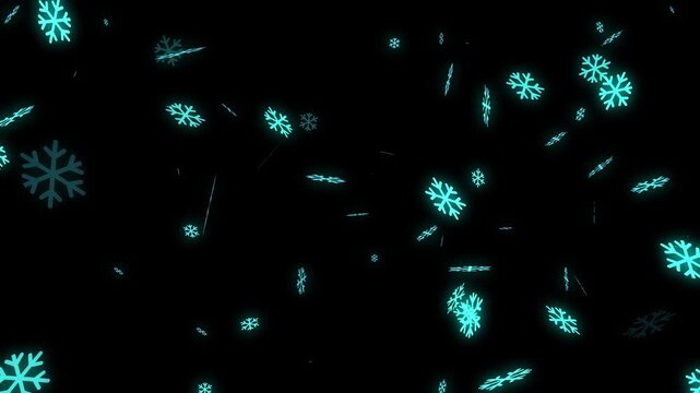 Snow flakes border frame alpha channel animation, Winter Christmas animated background.
Sparkling winter wonderland with falling snowflakes, snow winter holiday green screen background,