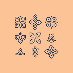 vector illustration of an abstract background with circles