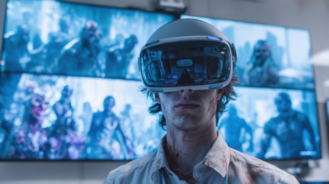Virtual Reality Experience in a Zombie Apocalypse Scenario