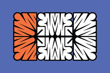 Happy birthday banner. Lettering confetti on white