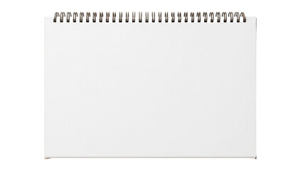 Blank spiral notebook PNG isolated on transparent background, empty notepad mockup for design presentation and creative projects © ELISA
