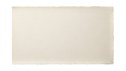 Old paper texture isolated PNG on transparent background, vintage parchment for scrapbooking and design use, antique beige paper