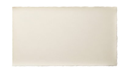 Old paper texture isolated PNG on transparent background, vintage parchment for scrapbooking and design use, antique beige paper