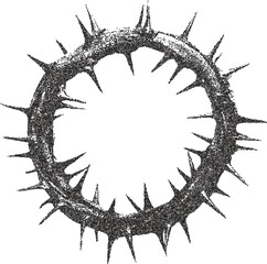 Spike y2k retro stipple art sharp brutalist halftone vector png transparent, point 2000s photocopy effect tattoo aesthetic