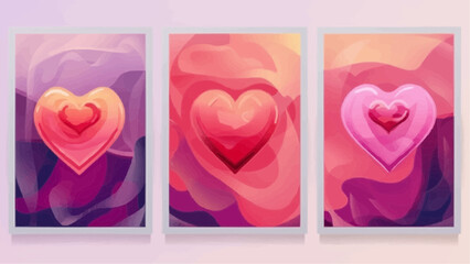 pink hearts