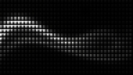 silver glass gradient in grid style- a minimalist texture of glossy, depth and motion.