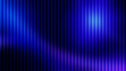 blue and purple gradient with vertical light colour highlights on a black background, the transition from light to dark enhances the dynamic appearance of background.
