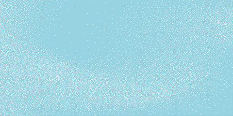 blue snow stippled curved gradient wave background. Grunge noise dotwork wallpaper. eps10