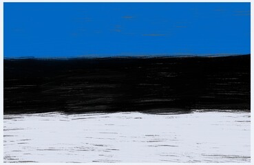 estonian flag with paint strokes