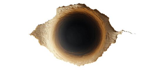 Tunnel Vision: An eye-level perspective inside a tunnel with its dark and mysterious interior.