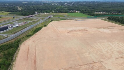 Sand leveling at future development site. © AlexGo