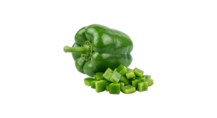 Green Bell Pepper Diced
