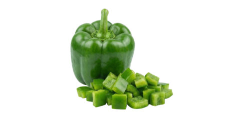 Green Bell Pepper Diced