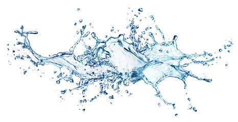 Water Splash Arc Isolated