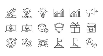 Business and innovation icons