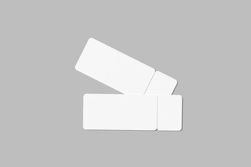 Premium Ticket Blank Mockup