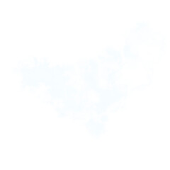 Wide Spread White Smoke Shape Isolated Asset