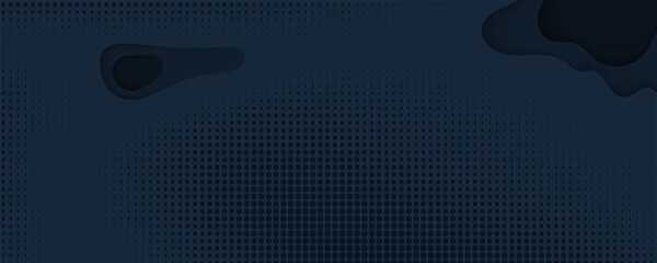 Abstract Blue Halftone Digital Background with Futuristic Dots Pattern