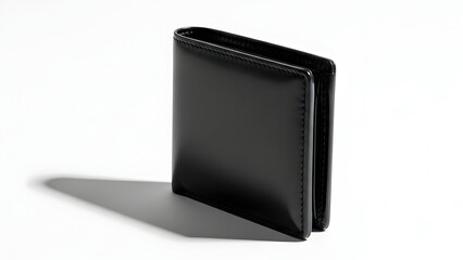 Black leather tablet sleeve or portfolio folder