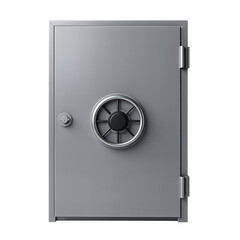 Metal Safe Door with Combination Lock.