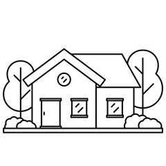 house illustration 