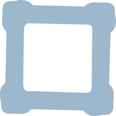 abstract frame or mirror in retro style