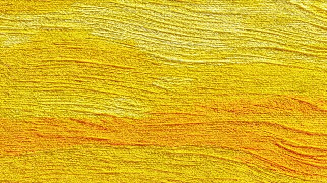 Abstract yellow watercolor paper texture panorama banner: soft sun-kissed washes and organic bleeds create a warm, artistic backdrop