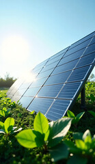 Green Energy Sustainability Concept &ndash; Eco Friendly Renewable Technology