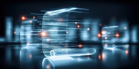 Within towering administration archives a lawyer translates commitment writings from a scroll for an author and partner amid swirling paperwork