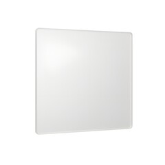 Naklejka premium Frosted Glass Panel Isolated