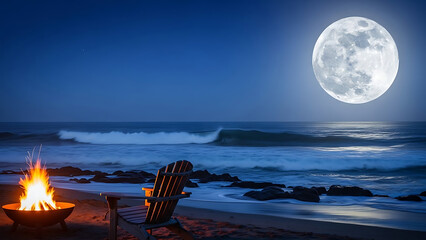 Midnight Waves and Empty Chairs