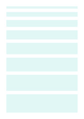 薄い水色の細い線と太い線・四角形の囲みのセット - アンダーライン・マーキング・フレームの装飾素材集